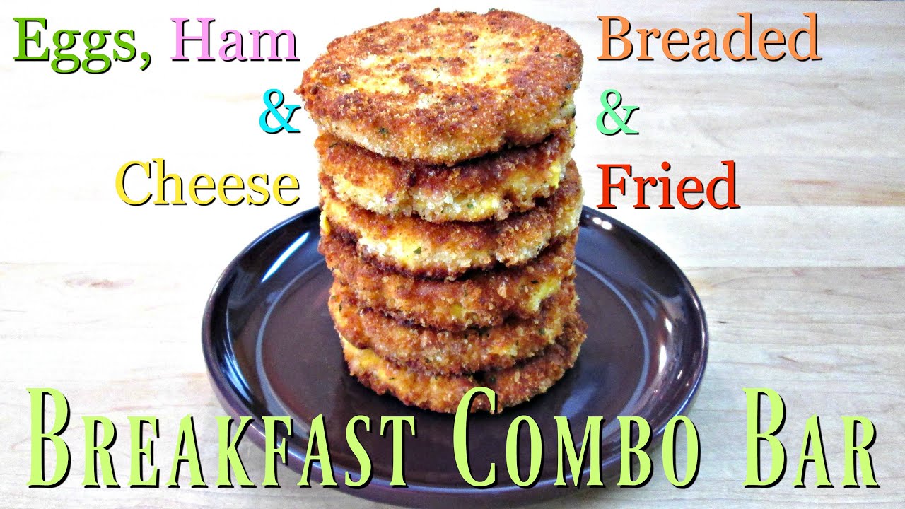 Breakfast Combo Bar Crispy Fried Eggs, Ham and Cheese