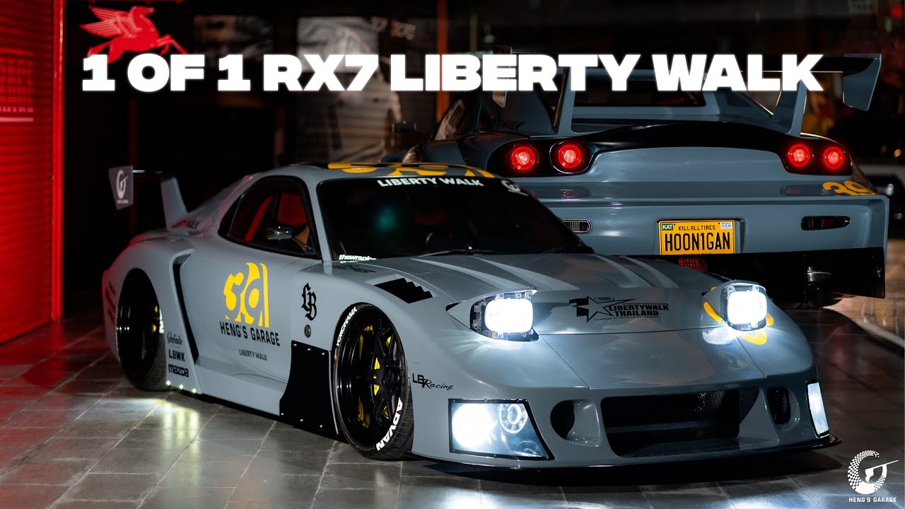 Heng's Garage MY RX 7 LIBERTY WALK 1 of 1 in Thailand - YouTube