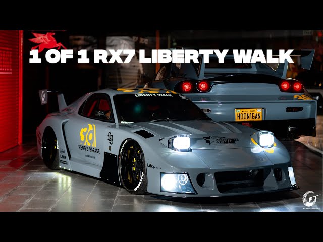 Heng's Garage MY RX 7 LIBERTY WALK 1 of 1 in Thailand - YouTube