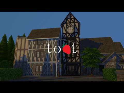 BUILDING A MAGIC TOWN SQUER IN THE SIMS 4