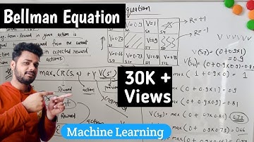 Bellman Equation with example in machine learning 💯 | Reinforcement Learning | Lec-32