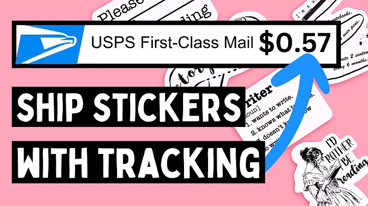 Save Money on Etsy Shipping: Ship Stickers with Tracking for Just 57 Cents!