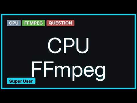 ffmpeg doesn't use maximum cpu power