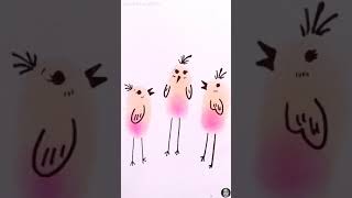 🤩😍Cute Birds creative drawing idea 🐥🐥#fyp #fypシ #fypage #viral#trending#kids# screenshot 5