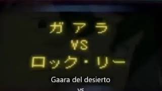 Gaara vs Rock Lee [ AMV ] Dance with the devil