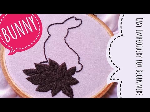 EMBROIDERY FOR BEGINNERS: Make a Rabbit | EASY | Nails n Needles
