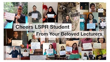 Cheers LSPR Student by LSPR Lecturer