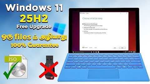 How to Install Windows 11 25H2 without USB Tamil 2025