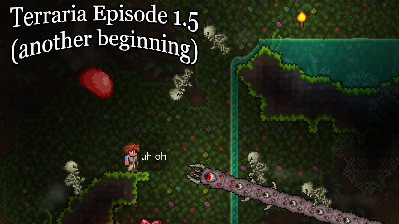 Terraria episode 1.5, Here we go again. - YouTube