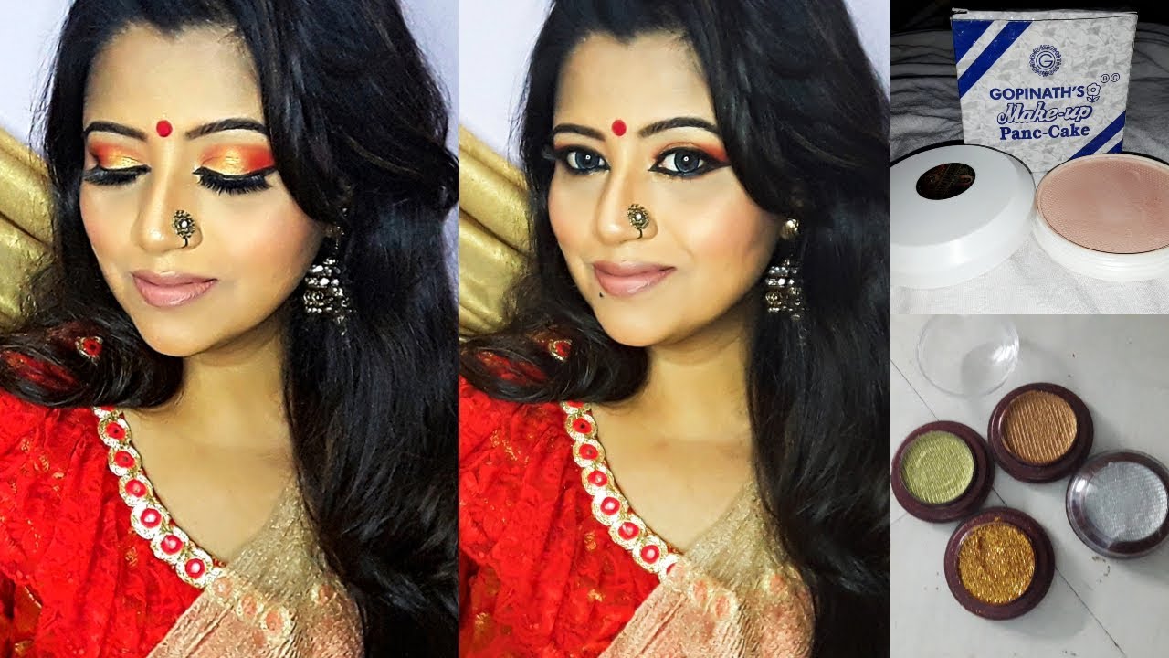 Gopinath Pancake Makeup Tutorial Red