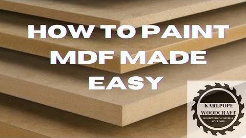 How To Paint Mdf End Grain Made Easy Woodworking tips