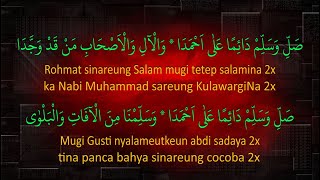 Nadhom Sholli Wa Sallim Daiman basa Sunda tek Arab  sholawatan nadhoman