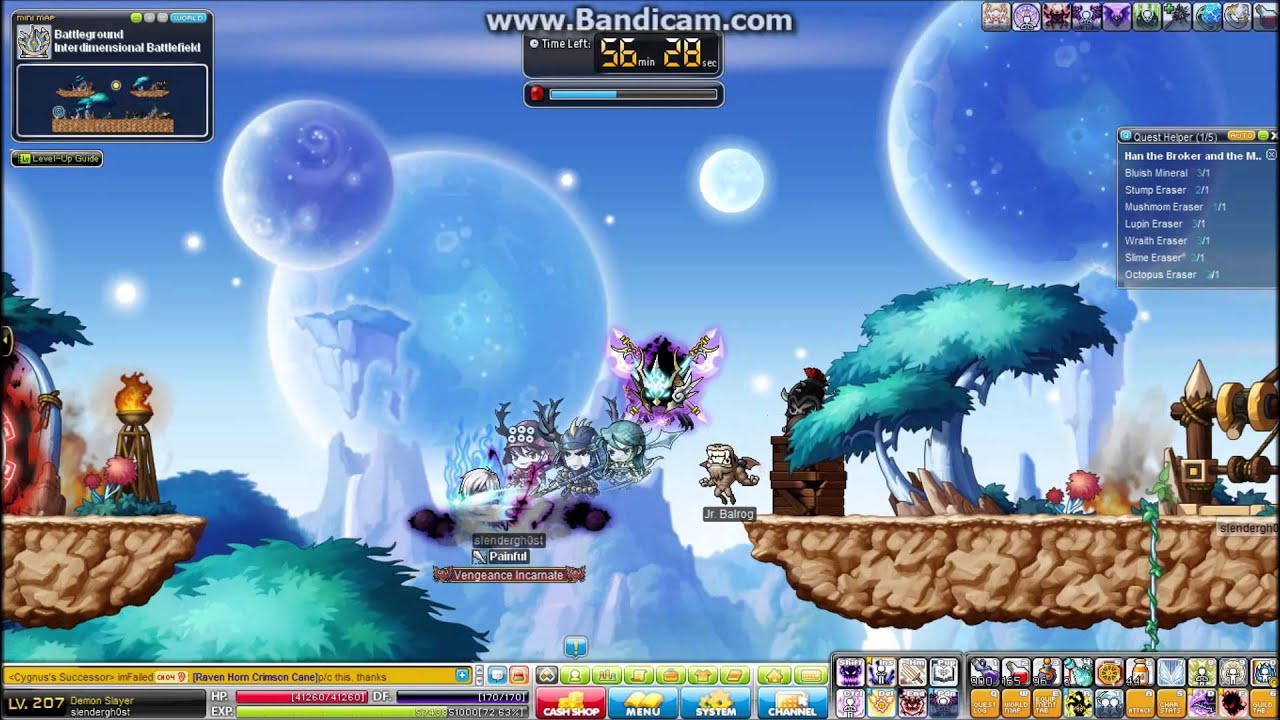 Maplestory Demon Slayer Solo Dimension Invasion YouTube