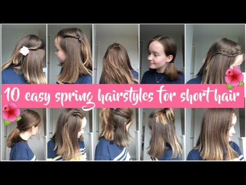 10 Easy Quick And Simple Spring Hairstyles For Short Shoulder Length Hair