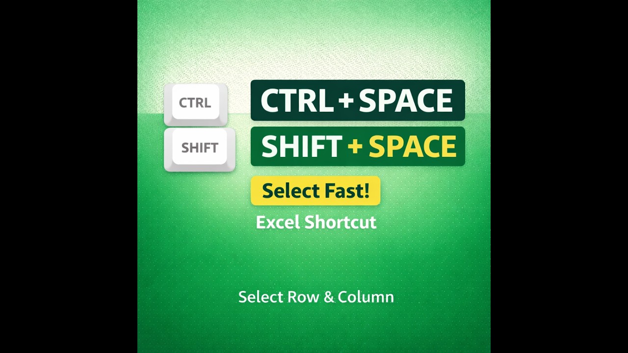This Excel Shortcut Will Save You Hours 😱 YouTube