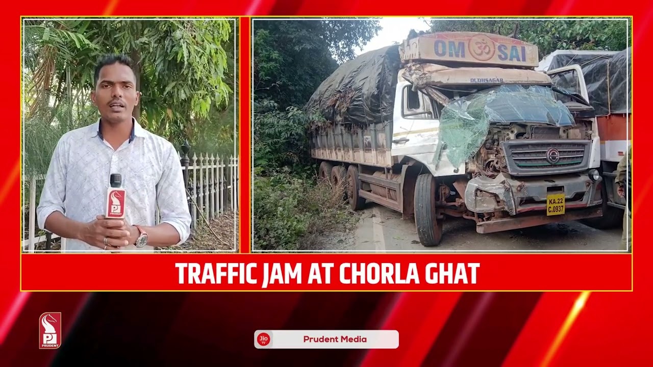MASSIVE TRAFFIC JAM @CHORLA GHAT DUE TO ACCIDENT