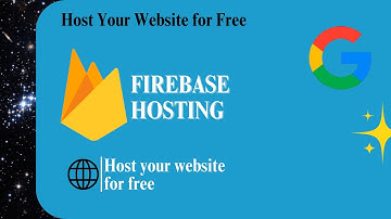 How to host a website for FREE - Google Firebase Website Hosting Tutorial(2024)
