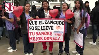 CAMPAÑA DE DONACIÓN DE SANGRE EN LA UPSJB.