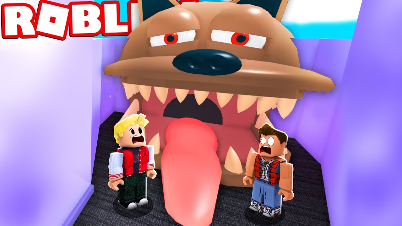 Roblox - ENGOLIDAS PELO CACHORRO GIGANTE (Escape the Pet Store Obby)