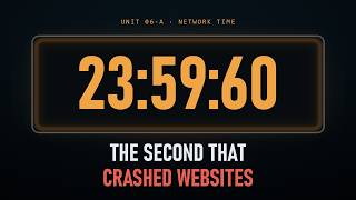 The Extra Second That Crashed Websites (How Computers Keep Time)