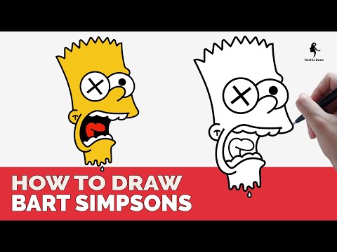 Video: Cara Melukis Potret Bart Simpson