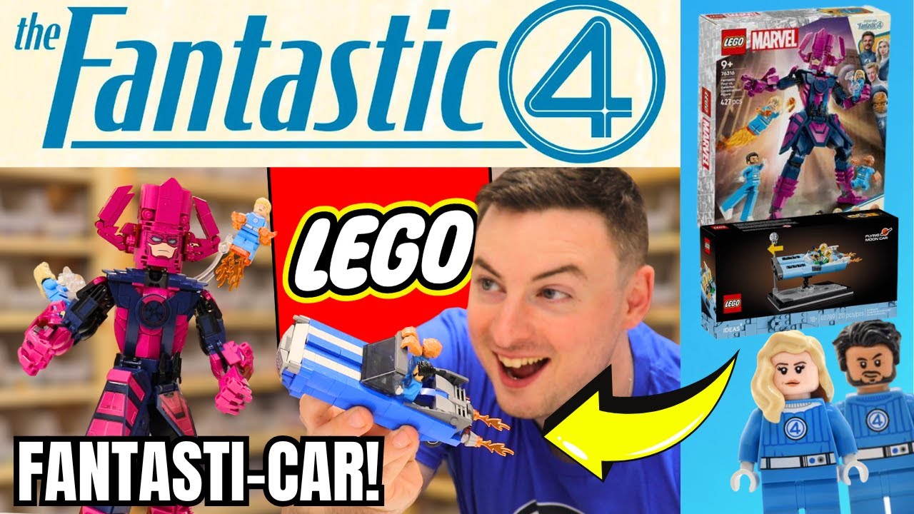 Lego Fantastic Four Custom Fantasticar! Marvel Episode 1