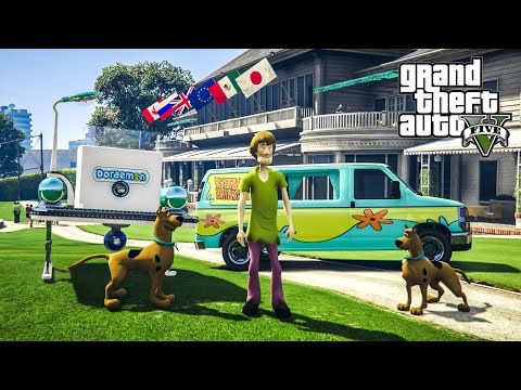 PojzPlaza - สคูบี้ดูผจญภัยกองทัพซอมบี้ GTAV (Scooby Doo Mod)