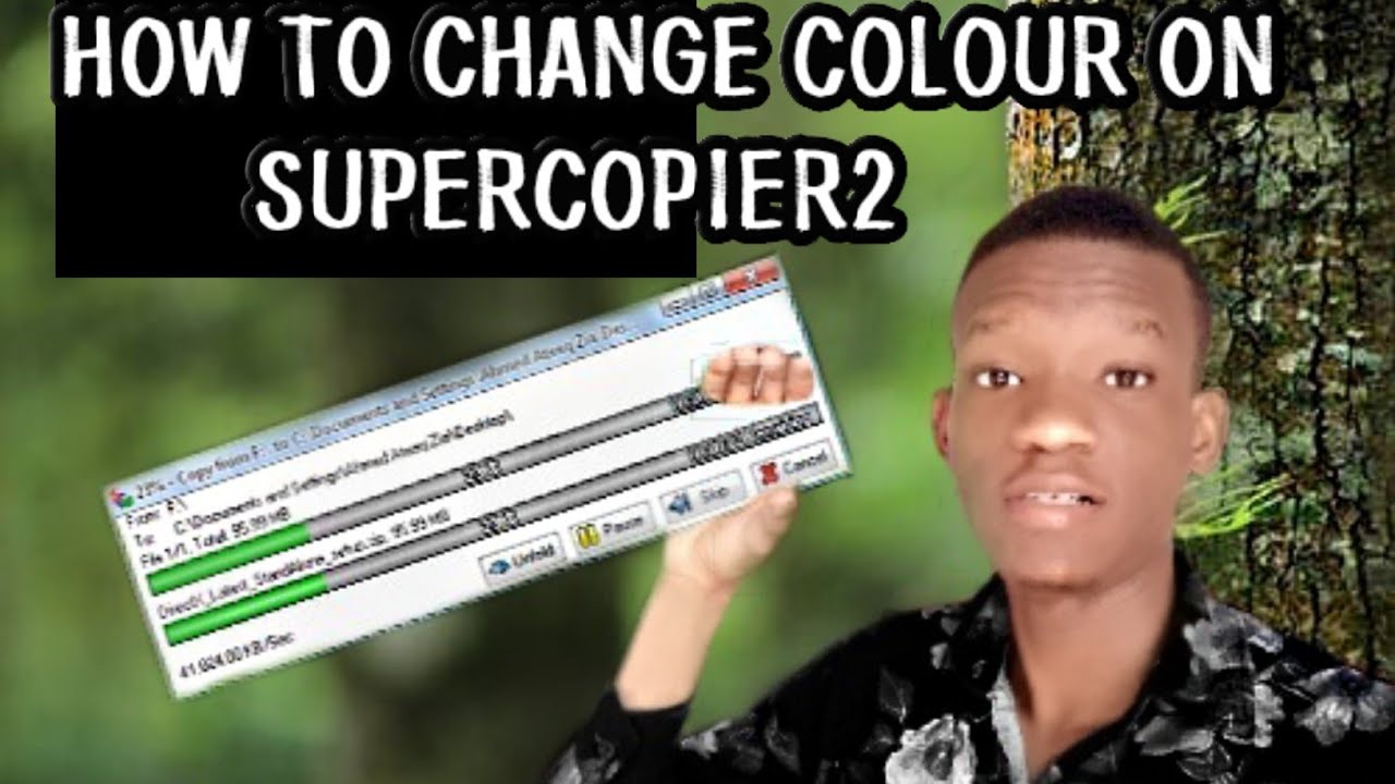 HOW TO CHANGE COLOUR ON SUPERCOPIER 2 - YouTube