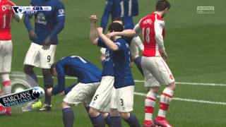 FIFA 15 Baines amazing free kick!!!