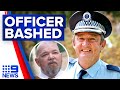 Police chief allegedly bashed by group of teenagers | 9 News Australia