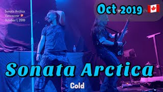 Sonata Arctica - Cold @VENUE, Vancouver, Canada - October 1, 2019 - 4K LIVE