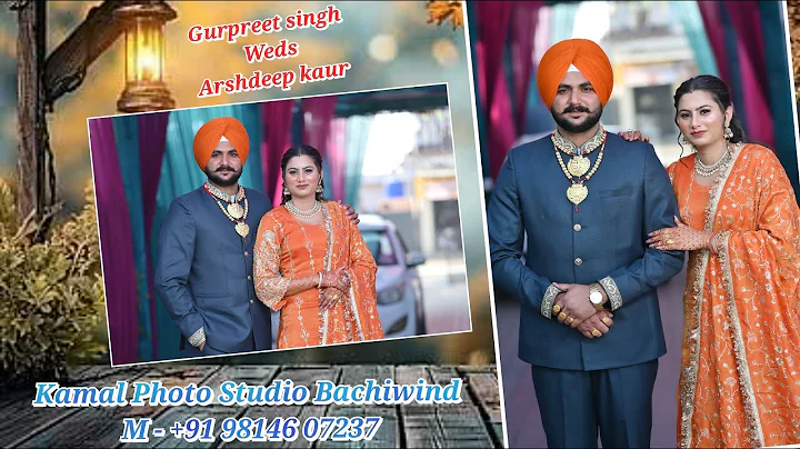 Gurpreet singh Weds Arshdeep kaur // Live  Kamal Photo Studio Bachiwind ( M - 9814607237 )