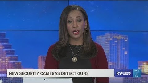 New security camera can detect guns