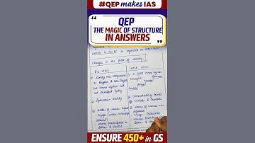 🎯 Structure Right, Score High – That’s the QEP Magic! #qep #mkyadav #upsc #theiashub #upsc
