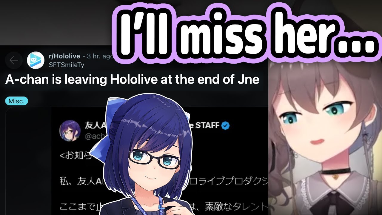 Matsuri On A-Chan Leaving Hololive【Hololive】