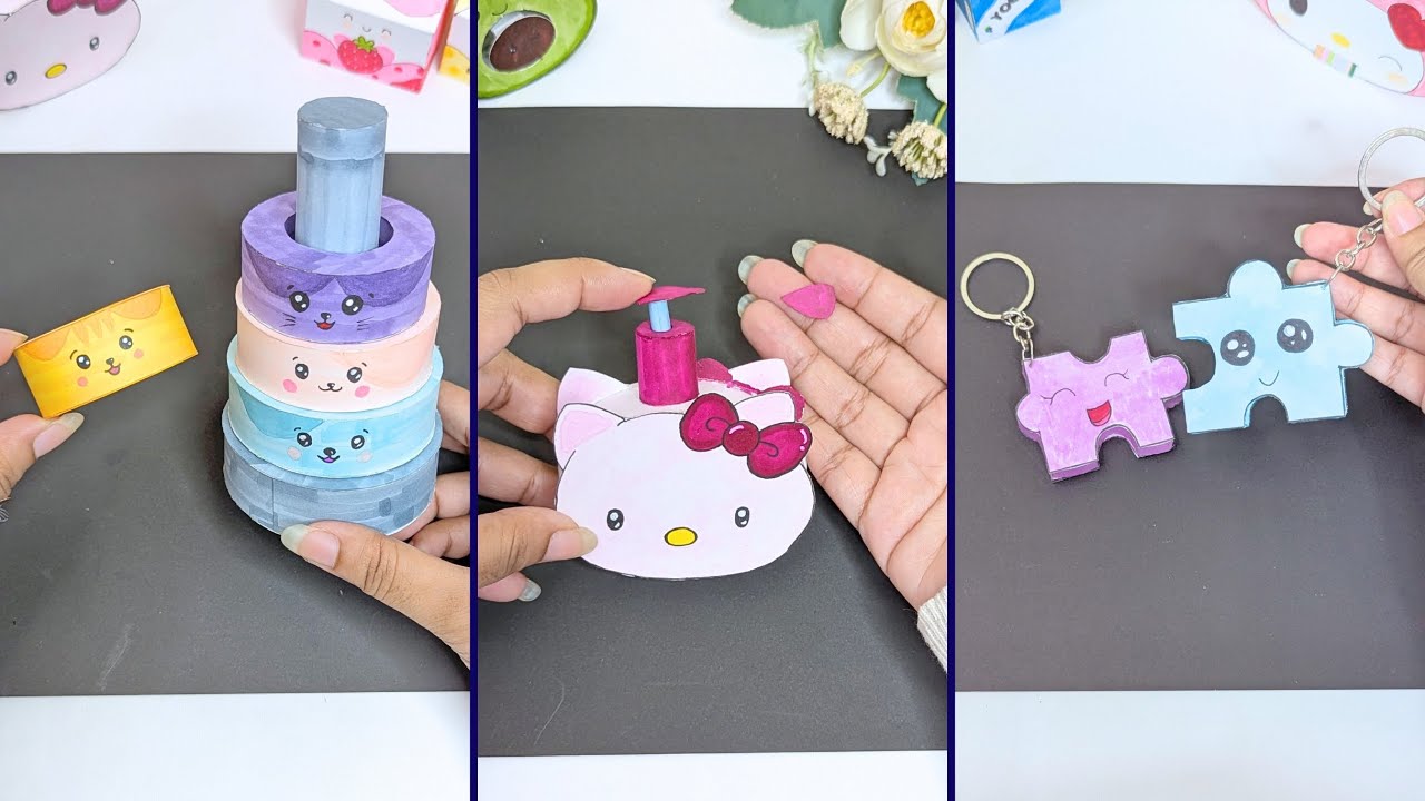 Origami Cute Crafts for Everyone | Miniature Craft | School Hacks | How ...