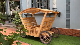 Pallet Ideas and Easy Pallet Projects You Can Try // Carriage Style Garden Furniture screenshot 4