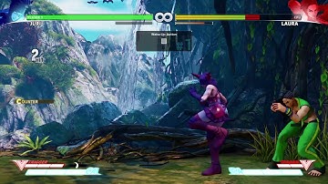 SFV Juri - HK Fuha xx VS Dash sequence