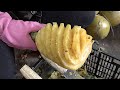 PINEAPPLE CUTTING - STREET FOOD