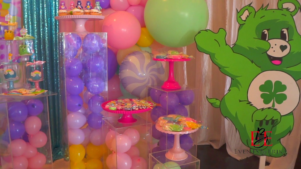 care bear baby shower decorations