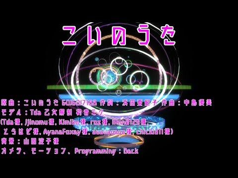 【MMD】GO!GO!7188 こいのうた 【VOCALOID】【カバー】