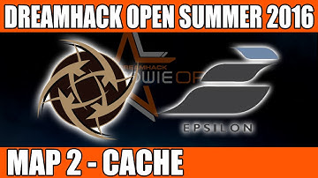 NIP vs Epsilon eSports | Bo3 Map 2 (Cache) DreamHack Open Summer 2016 (19th June 2016)