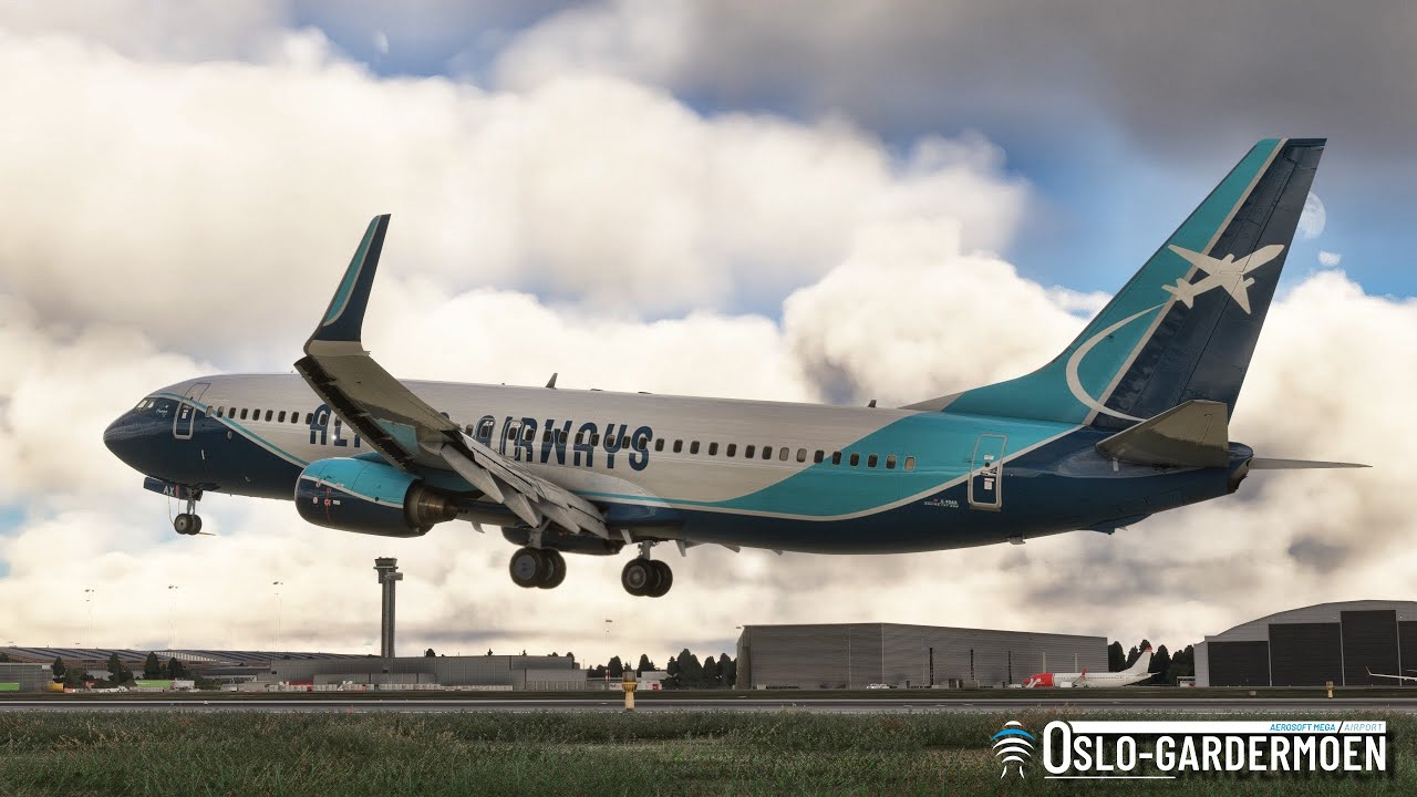 PMDG 737 flown by Real 737 Captain | Aerosoft Oslo-Gardermoen Ops ...