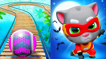 Rollance Adventure Balls vs Talking Tom Hero Dash Speedrun Gameplay Part 1