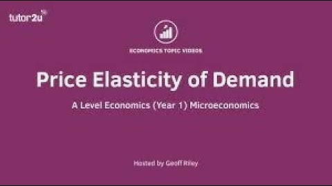 ELASTICITY OF DEMAND  l PART I  l FYBCOM l SEM  I l MUl 2020