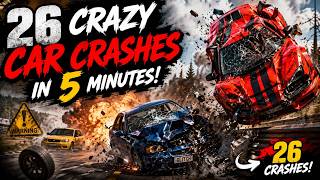 BeamNG Drive 26 Crazy Car Crashes in 5 Minutes🎮| Glitch Furious screenshot 5