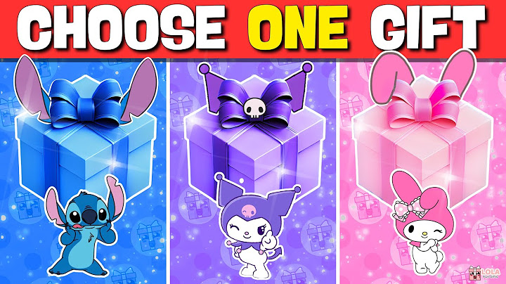 Choose Your Gift! 🎁 Stitch, Kuromi, or My Melody – Who Will You Get? 💙🖤🎀