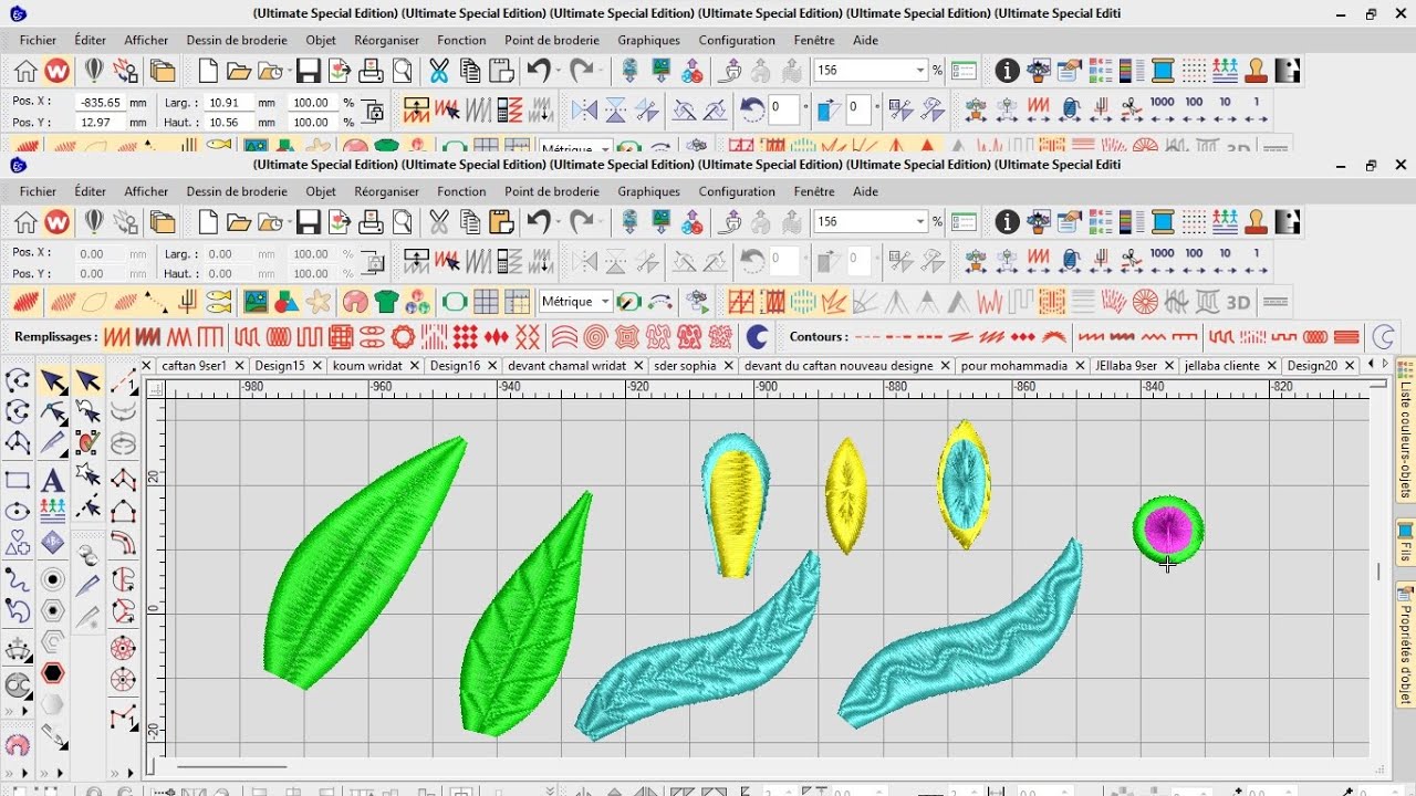 الدرس 45 حول  colonne A   واستعمالاتها وكيفية ضبط كثافتها والتأثيرات الخاصة بها