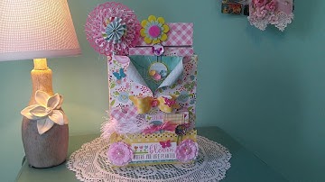 Spring themed loaded envelope- Echo Park paper