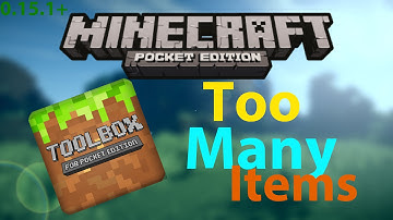 ✔Toolbox Mod for MCPE|| TOO many items|| 0.15+||